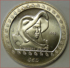 Mexico 50 pesos 1992